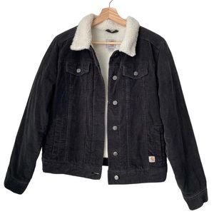 RARE Carhartt Corduroy Sherpa Lined Jacket